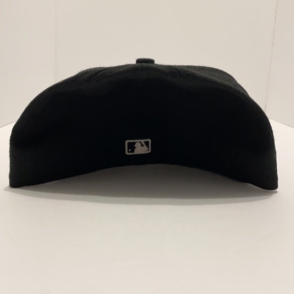 Mens Los Angeles Angels Black New Era Authentic Collection Fitted Hat - Picture 3 of 7